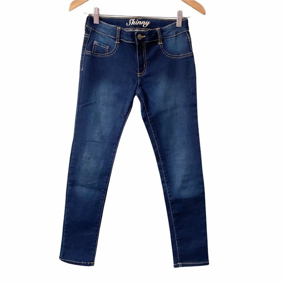 Crazy 8 Other - Crazy 8 Adjustable Waist Dark Wash Skinny Jeans Youth Size 12